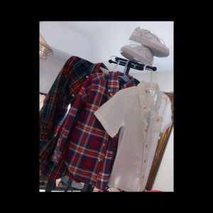 3 button down shirts